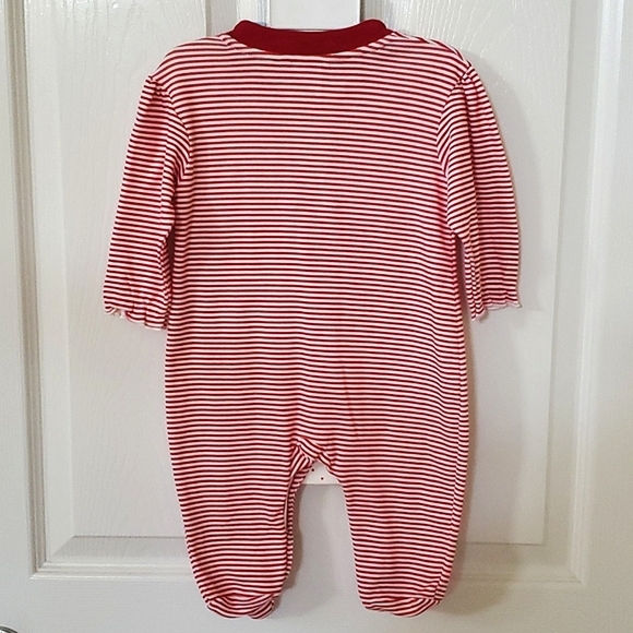 Bon Bebe 3-6 Months Baby Girl (3) Piece Set 1st Christmas Holiday - Picture 3 of 5